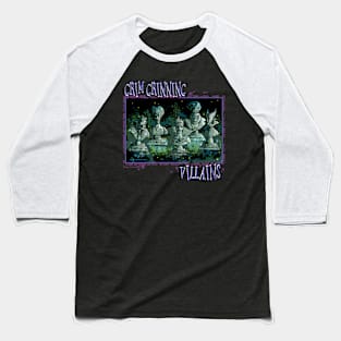 Grim Grinning Villains 2 Baseball T-Shirt